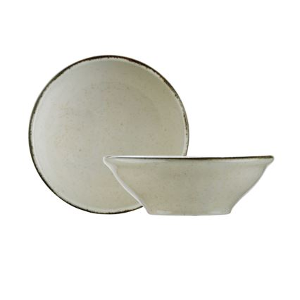 24-delni jedilni servis, bež/porcelan