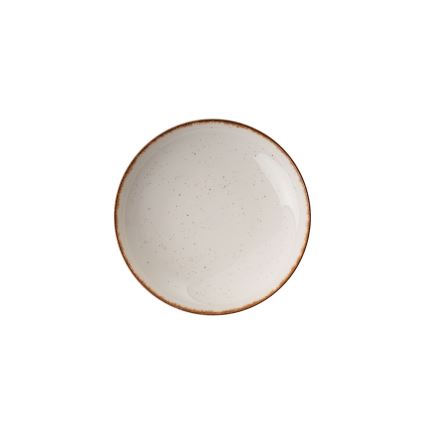 24-delni jedilni servis, bež/rjav, porcelan