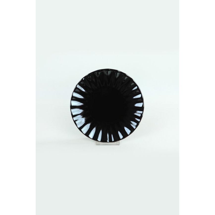 24-delni jedilni servis, črna kamenina