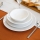 24-delni jedilni servis iz belega porcelana