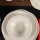 24-delni jedilni servis iz porcelana, kremne barve