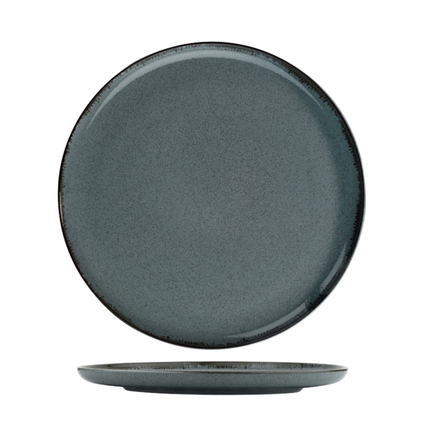 24-delni jedilni servis iz porcelana, modre barve