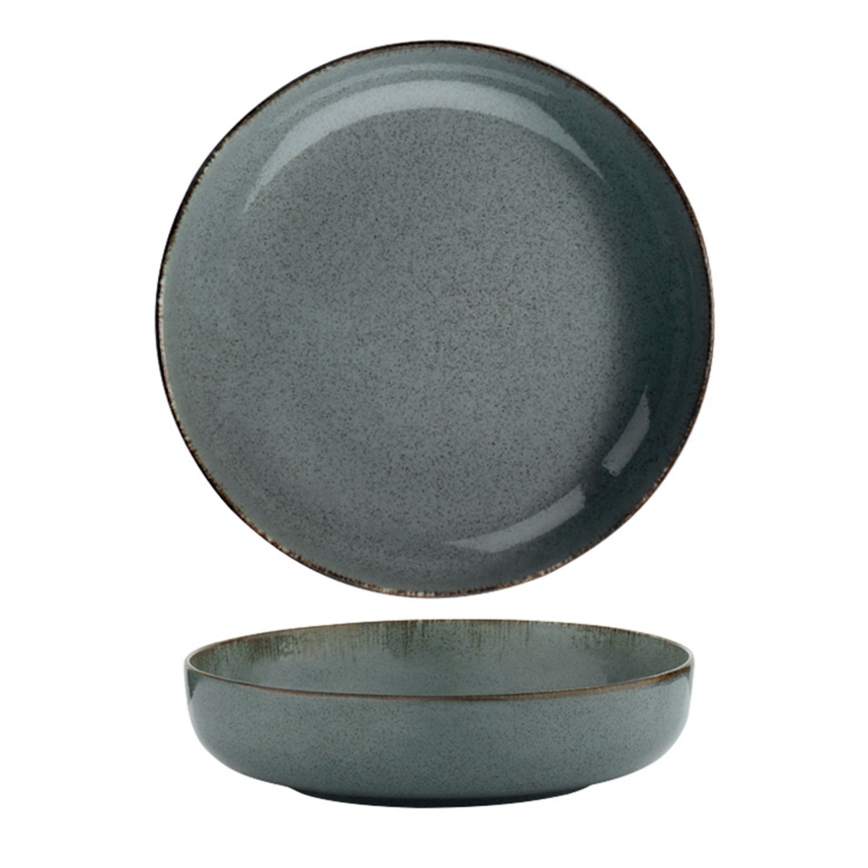 24-delni jedilni servis iz porcelana, modre barve