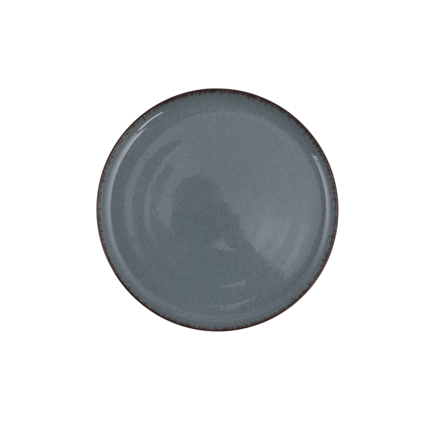 24-delni jedilni servis iz porcelana, modre barve