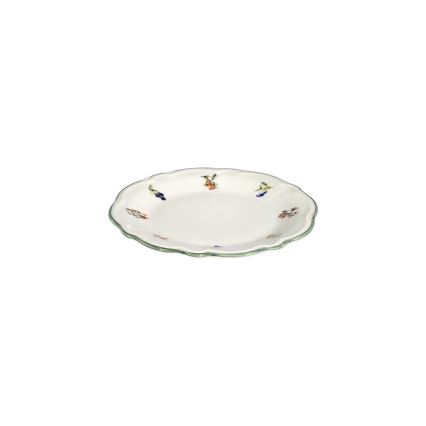 24-delni jedilni servis iz porcelana v beli ali zeleni barvi