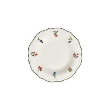 24-delni jedilni servis iz porcelana v beli ali zeleni barvi