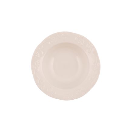24-delni jedilni servis, kremna/porcelan
