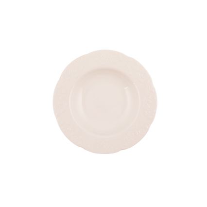 24-delni jedilni servis, kremna/porcelan