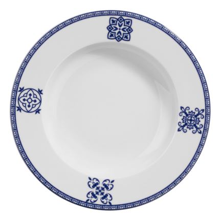 24-delni jedilni servis, moder/porcelan