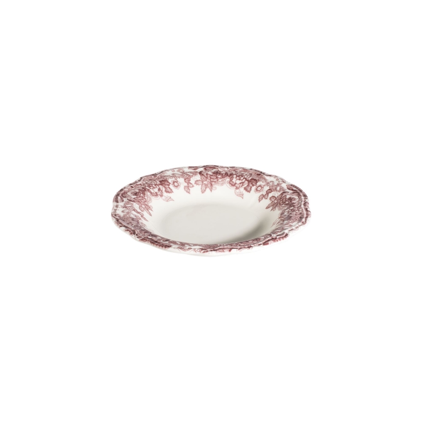 24-delni jedilni servis v beli ali rožnati barvi, iz porcelana