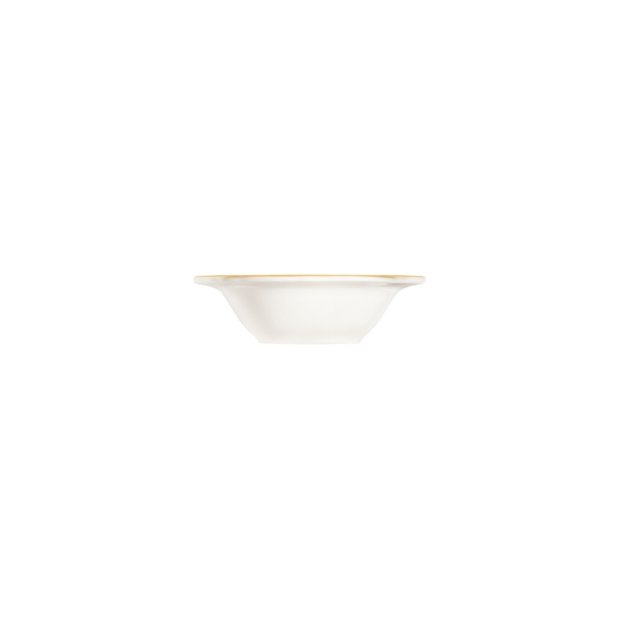 24-delni jedilni servis v beli/zlati barvi, porcelan
