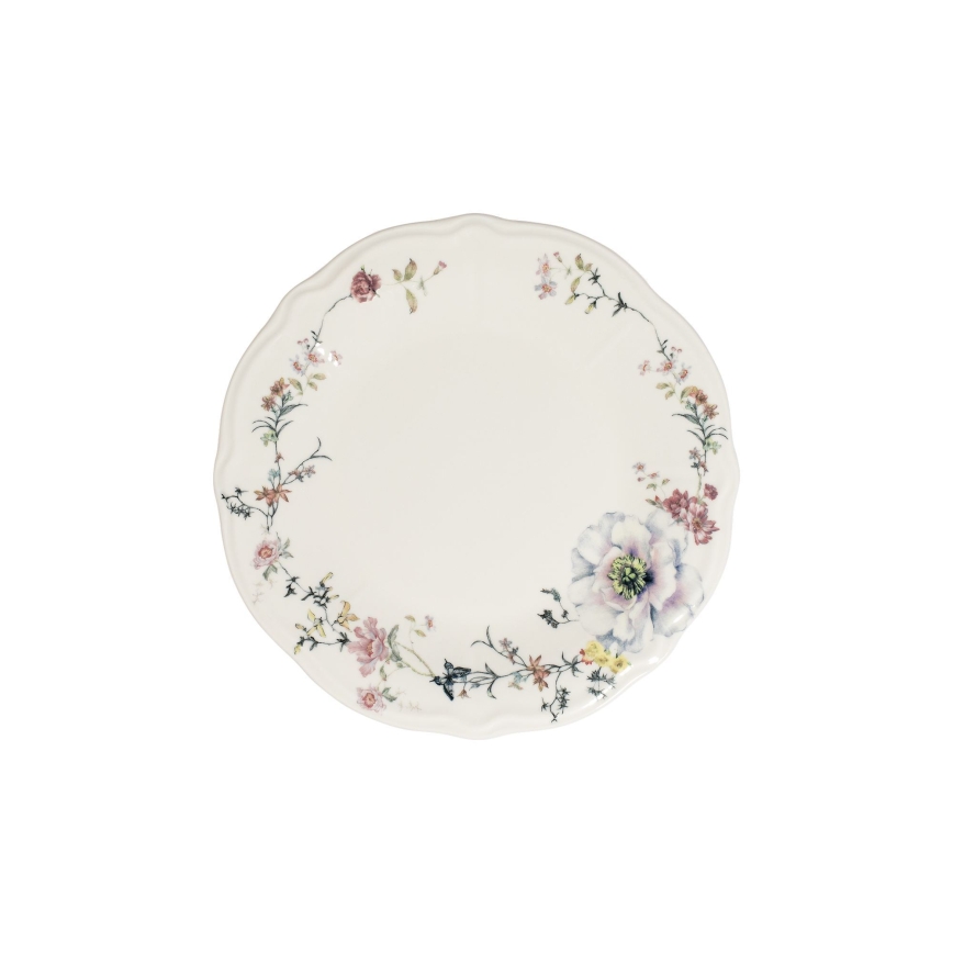 24-delni jedilni servis, večbarven, iz porcelana