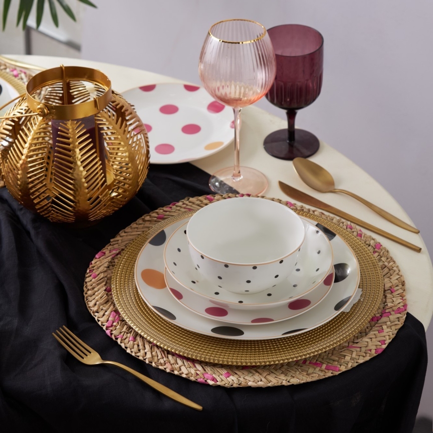 24-delni jedilni servis, večbarven/porcelan