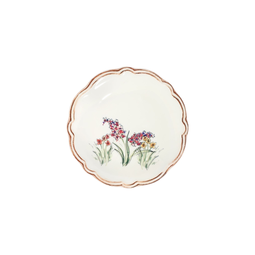 24-delni jedilni servis, večbarven porcelan