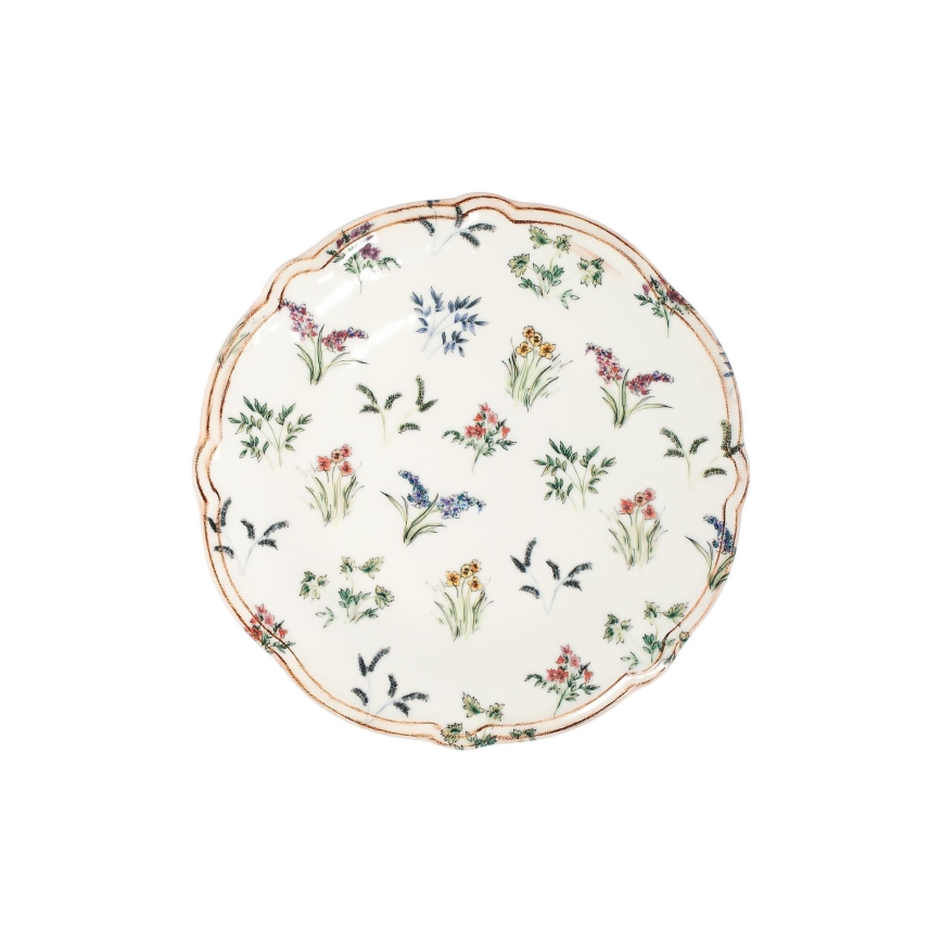 24-delni jedilni servis, večbarven porcelan