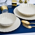 24-delni jedilni set bel/porcelan