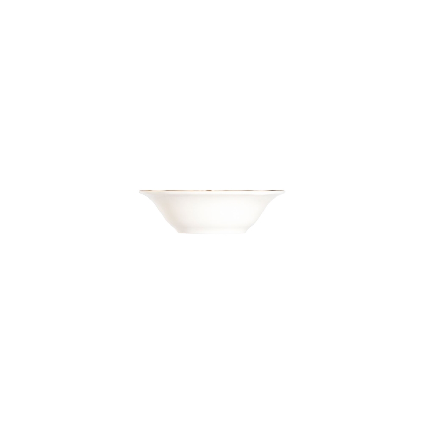 24-delni jedilni set bel/zlat/porcelan