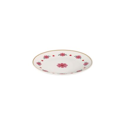 24-delni jedilni set iz porcelana, na voljo v beli, rdeči ali zeleni barvi