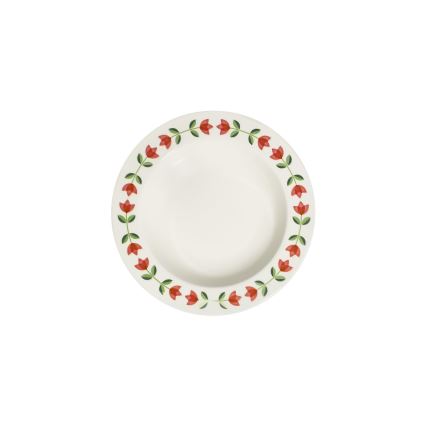 24-delni jedilni set iz porcelana — na voljo v beli, rdeči ali zeleni barvi