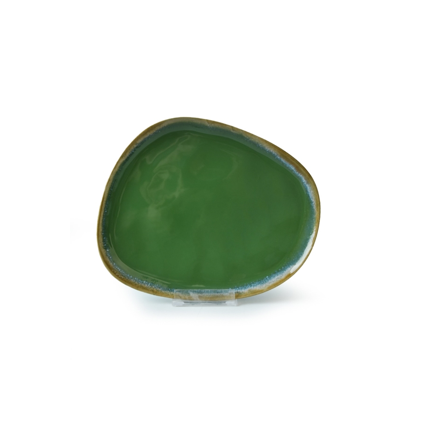 24-delni jedilni set, večbarven, iz kamenine