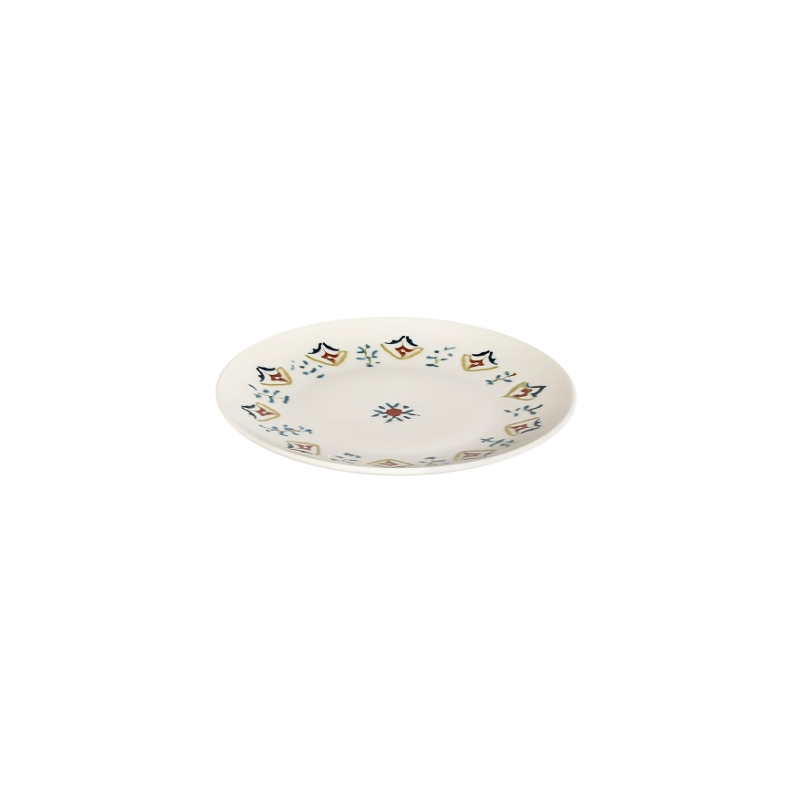 24-delni večbarven jedilni servis iz porcelana