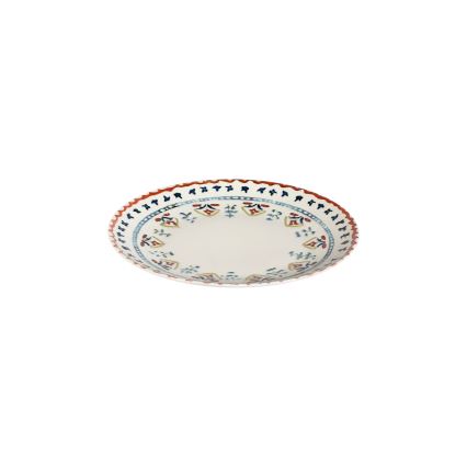 24-delni večbarven jedilni servis iz porcelana