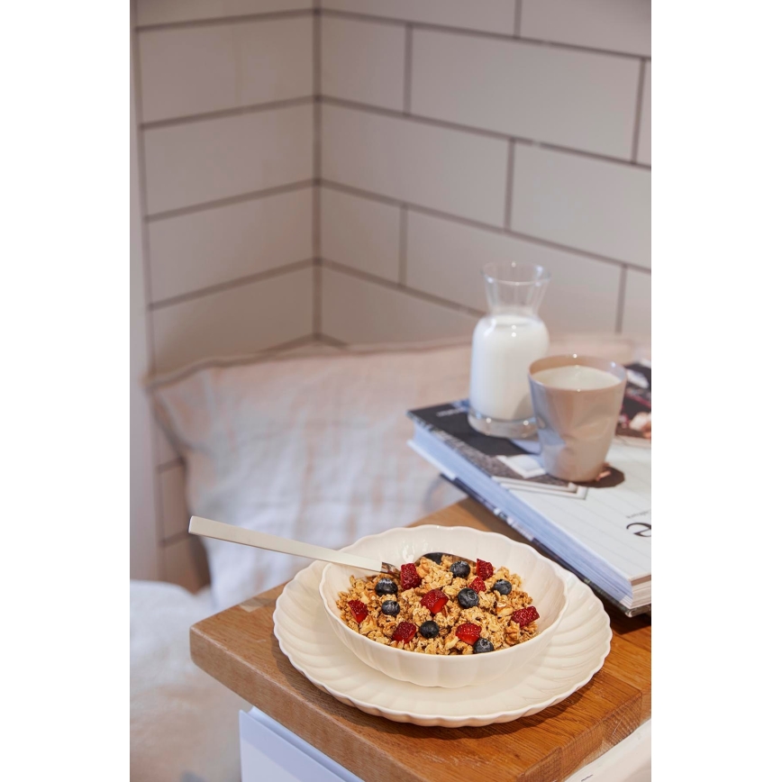 27-delni jedilni servis, bel/porcelan