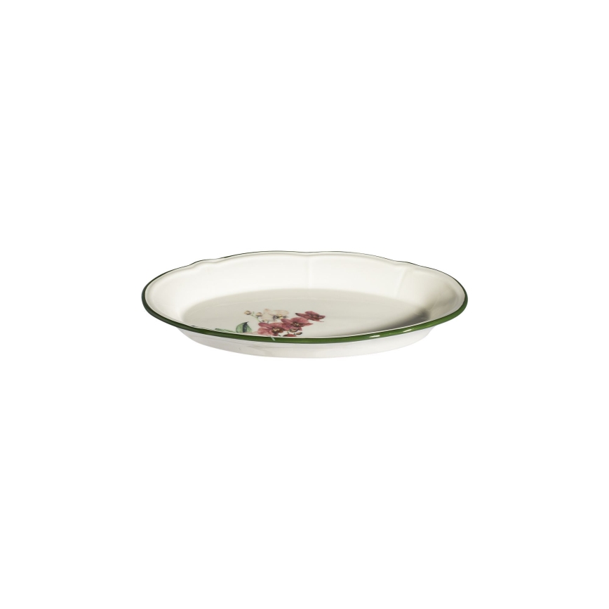 27-delni jedilni servis, roza/bela, porcelan