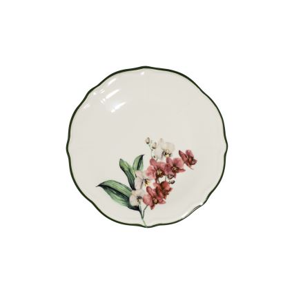 27-delni jedilni servis, roza/bela, porcelan