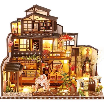 2Kids Igrače - Miniatura hiške Razkošna sakura vila 2xAAA