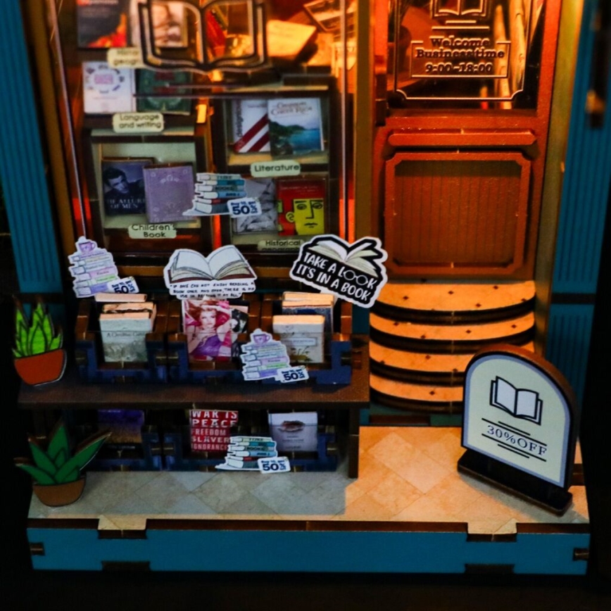 2Kids Toys - 3D sestavljanka LED Knjižne konice Knjižna duša 2xAAA