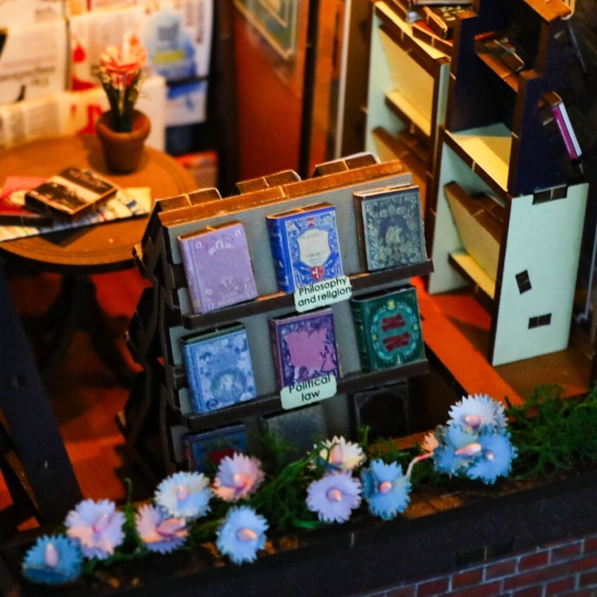 2Kids Toys - 3D sestavljanka LED Knjižne konice Knjižna duša 2xAAA