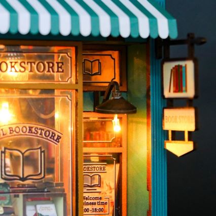 2Kids Toys - 3D sestavljanka LED Knjižne konice Knjižna duša 2xAAA