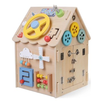 2Kids Toys - Activity tabla hiša bež