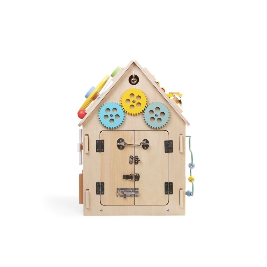 2Kids Toys - Activity tabla hiša bež