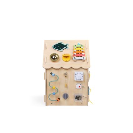 2Kids Toys - Activity tabla hiša bež