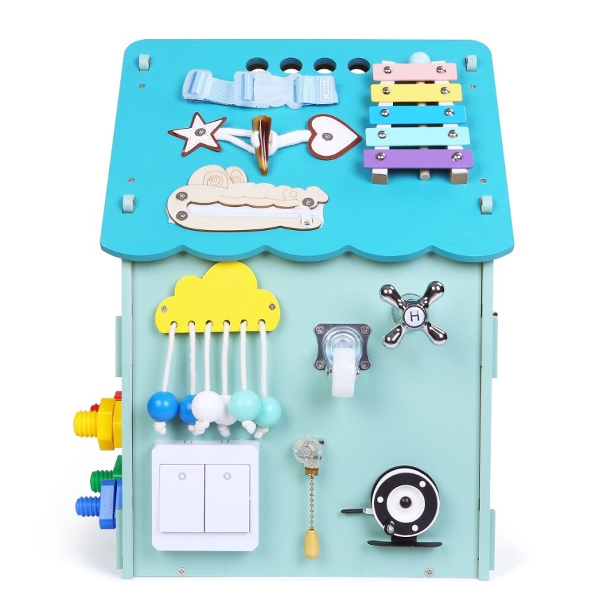 2Kids Toys - Activity tabla hiša modra