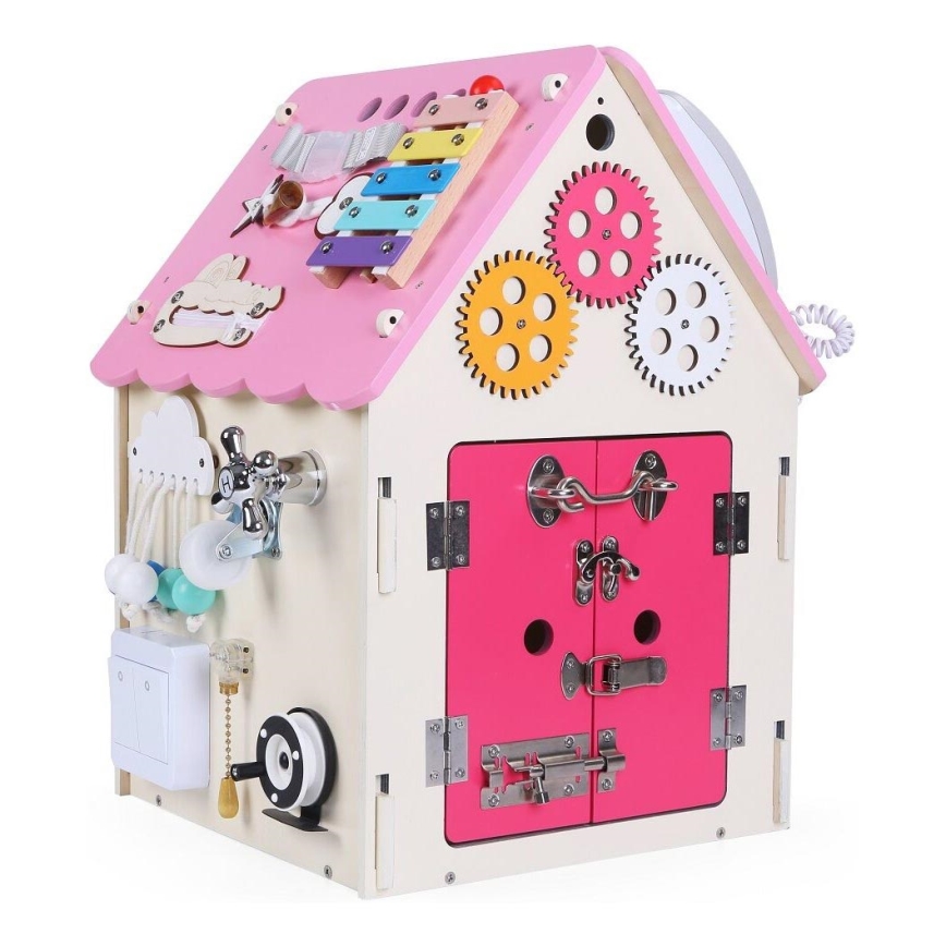 2Kids Toys - Activity tabla hiša roza
