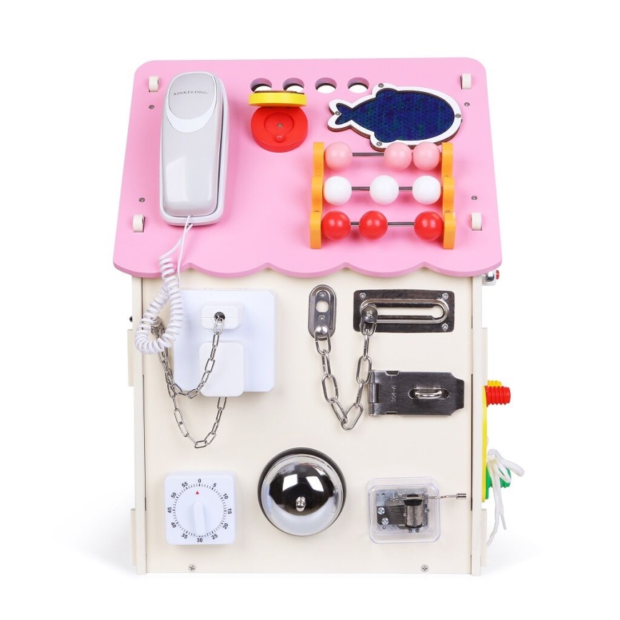 2Kids Toys - Activity tabla hiša roza