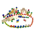 2Kids Toys - Barvne lesene kocke, 500 kosov