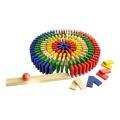 2Kids Toys - Barvno leseno domino, 800 kosov
