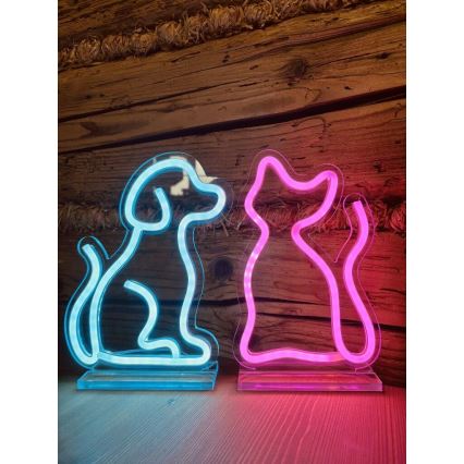 2Kids Toys - LED Neon namizna dekoracija LED/USB mačka