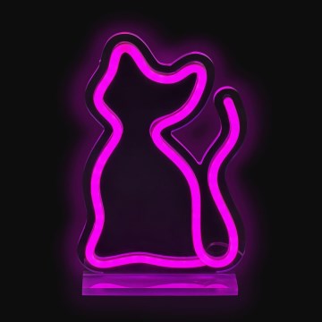 2Kids Toys - LED Neon namizna dekoracija LED/USB mačka