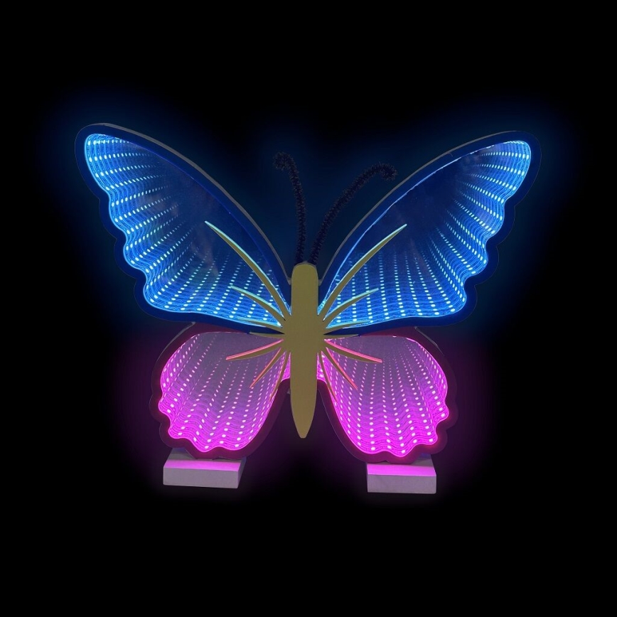 2Kids Toys - LED Neon namizna dekoracija LED/USB metulj