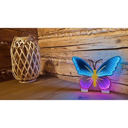 2Kids Toys - LED Neon namizna dekoracija LED/USB metulj