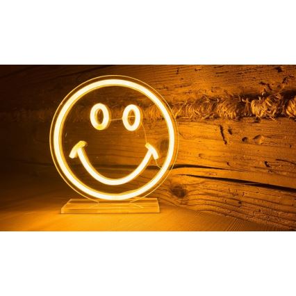 2Kids Toys - LED Neon namizna dekoracija LED/USB smiley
