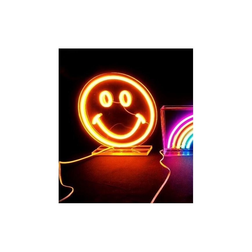 2Kids Toys - LED Neon namizna dekoracija LED/USB smiley