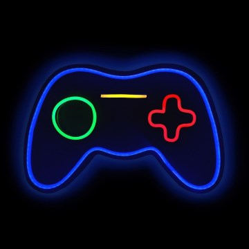 2Kids Toys - LED Neonska stenska dekoracija LED/USB gamepad