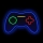 2Kids Toys - LED Neonska stenska dekoracija LED/USB gamepad