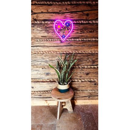 2Kids Toys - LED Neonska stenska dekoracija LED/USB heart